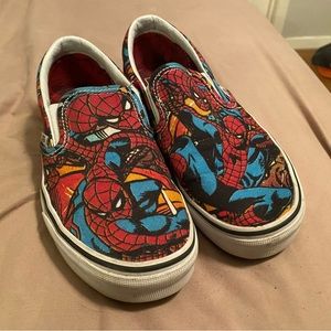 Women’s size 7 spider man vans